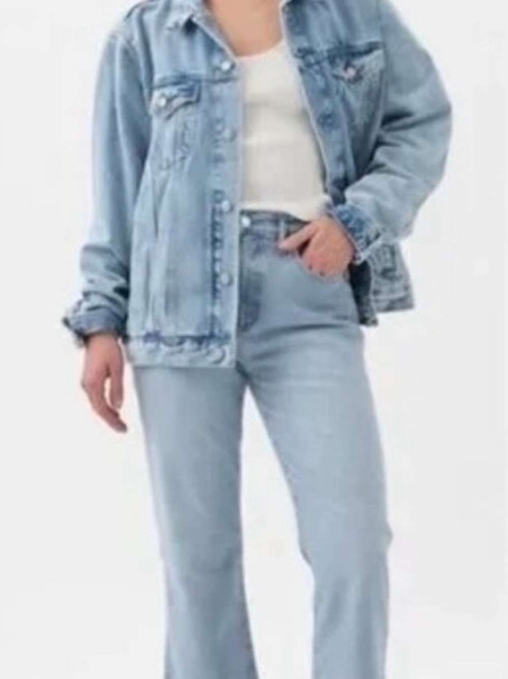GAP Light Blue Women's Straight Leg Jeans